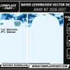 Bayer Leverkusen 26-27 Away Kit Vector Template for football jersey sublimation in CDR AI and PDF format