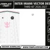Inter Miami 2026 Third Kit Template editable football jersey vector