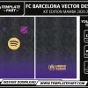 Nike Mamba FC Barcelona 26-27 Away Kit Template – Football Jersey Vector