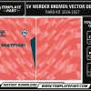 SV Werder Bremen 26-27 Third Kit Template – Football Jersey Vector Design