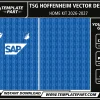 TSG Hoffenheim 26-27 Home Kit Template – Football Jersey Vector Design